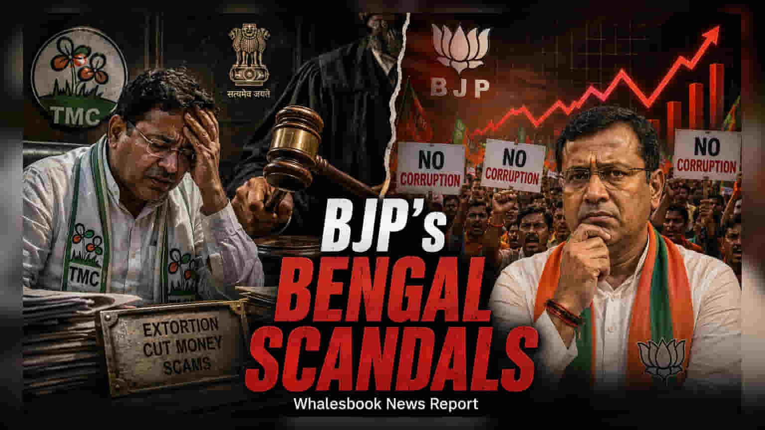 West Bengal: ஆளும் BJP-க்கு புது சிக்கல்! extortion, 'கட் மணி' குற்றச்சாட்டுகள் எதிரொலி