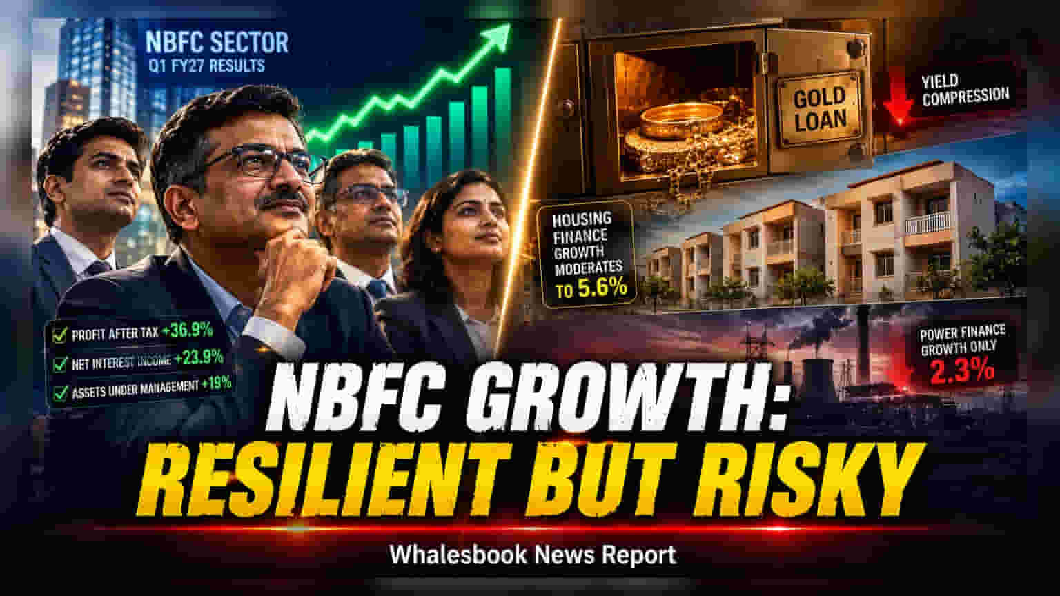 NBFCs की दमदार Q1! मुनाफा 36.9% बढ़ा, पर इन सेक्टर्स में दिख रही नरमी