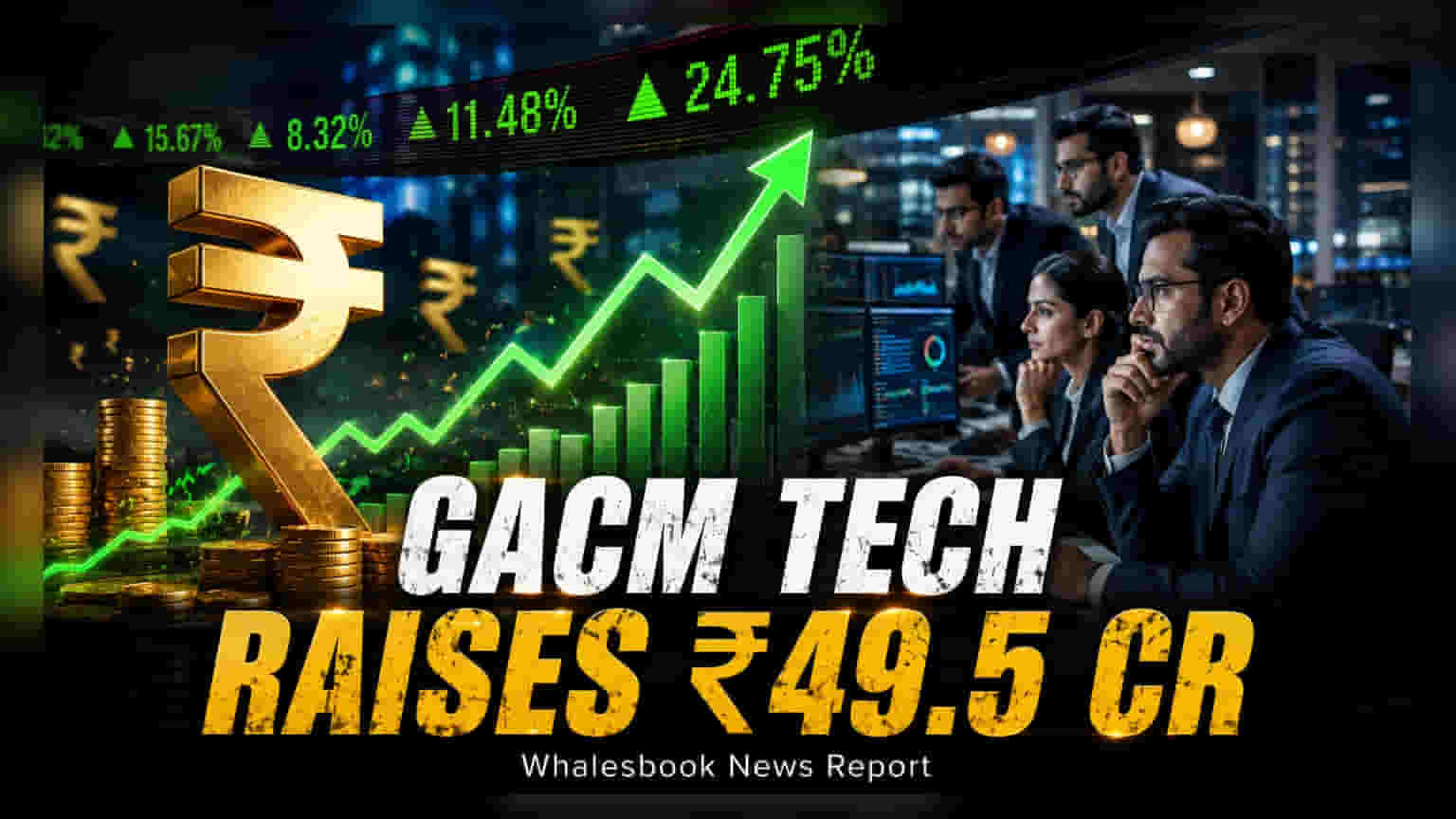 GACM Technologies Raises ₹49.5 Cr Via QIP, FPIs Pick Up 30% Stake