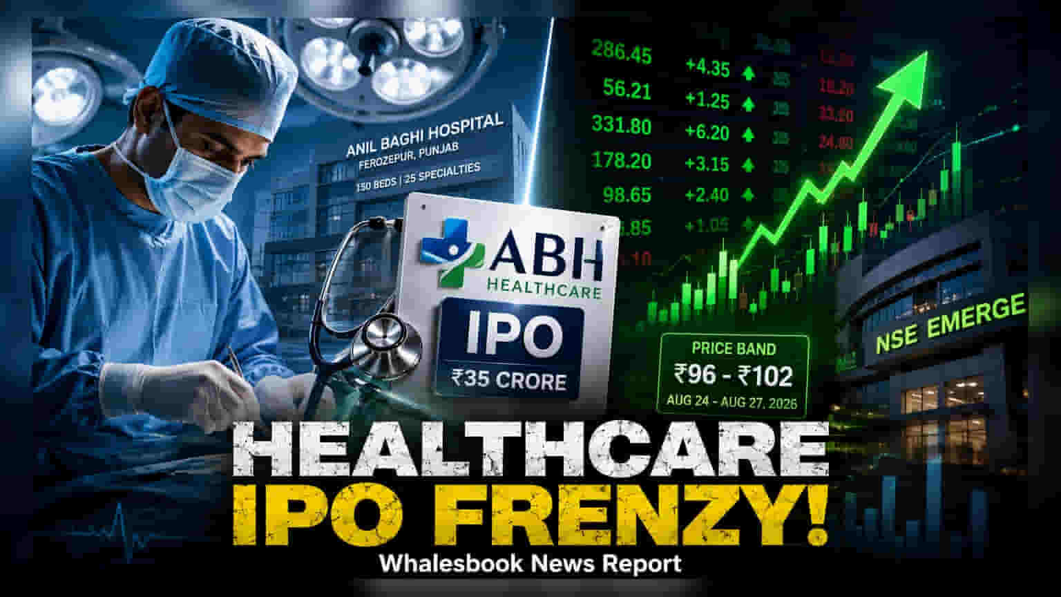 ABH Healthcare IPO: ₹35 करोड़ का इश्यू 24 अगस्त को NSE Emerge पर खुलेगा