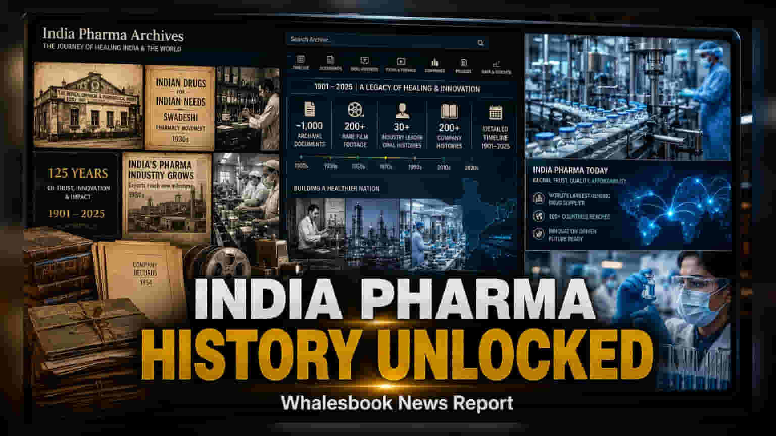 India Pharma Archives Launched to Document 125 Years of Industry History
