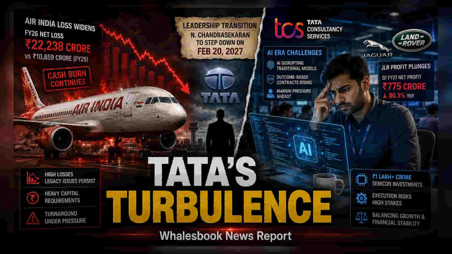 Tata Sons Chairman N. Chandrasekaran To Step Down In 2027 Amid Portfolio Hurdles