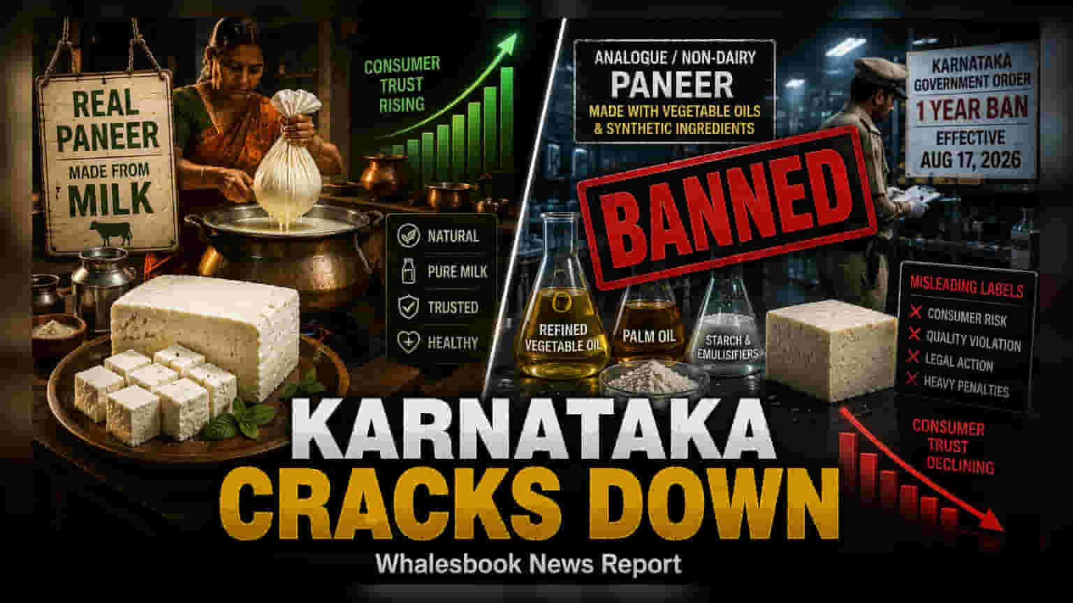 Karnataka Bans Non-Dairy Paneer Sale For One Year