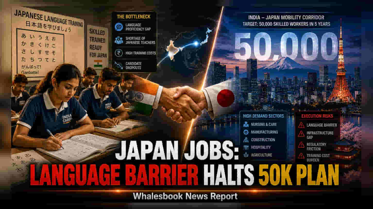 India-Japan Skills Corridor Hits Language Bottleneck; 50,000 Worker Target at Risk