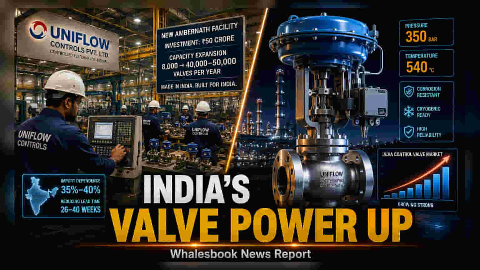 Uniflow Controls Invests ₹50 Crore to Boost Valve Output