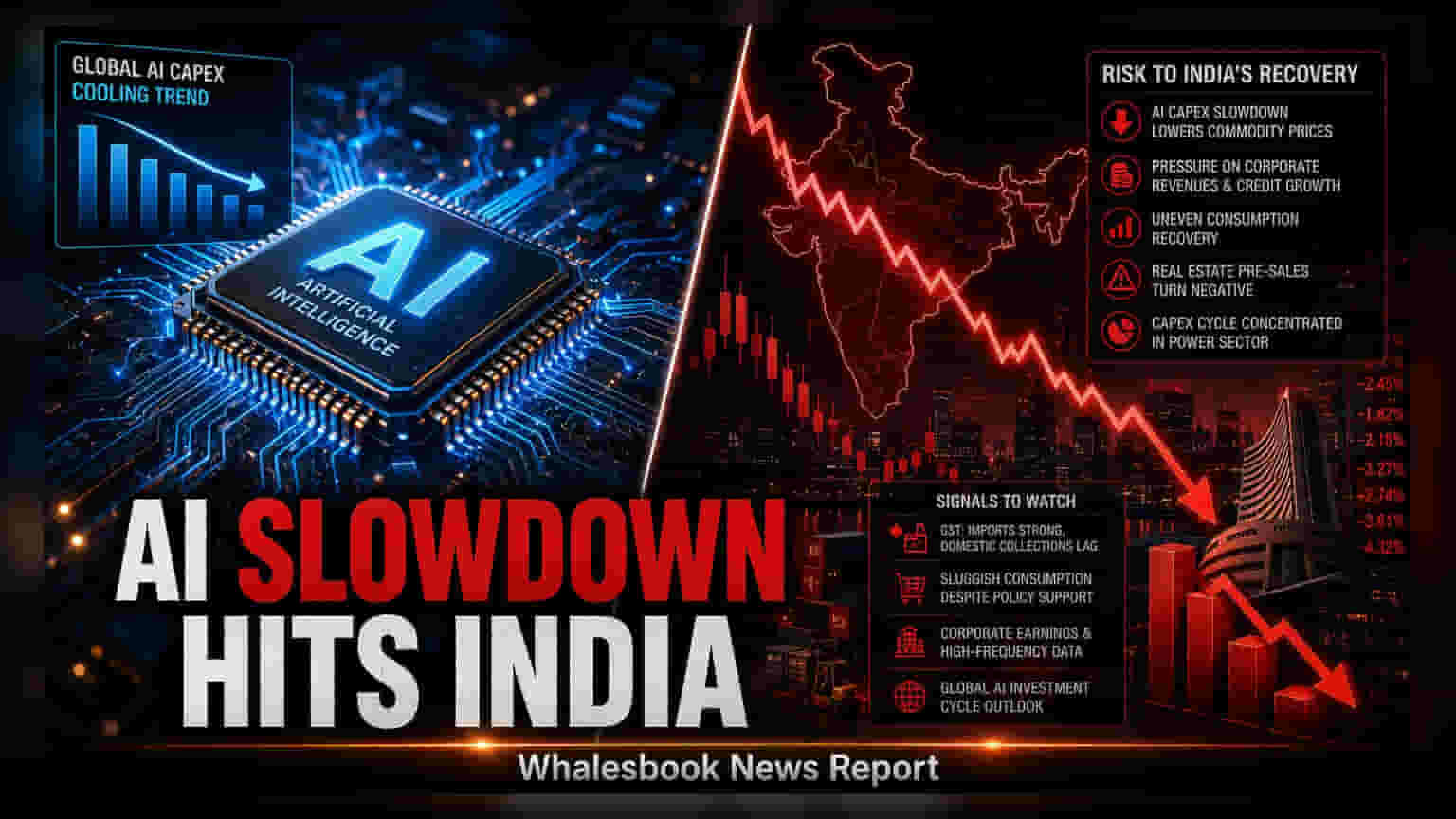 Nuvama Warns Global AI Capex Slowdown Risks India's Economic Recovery