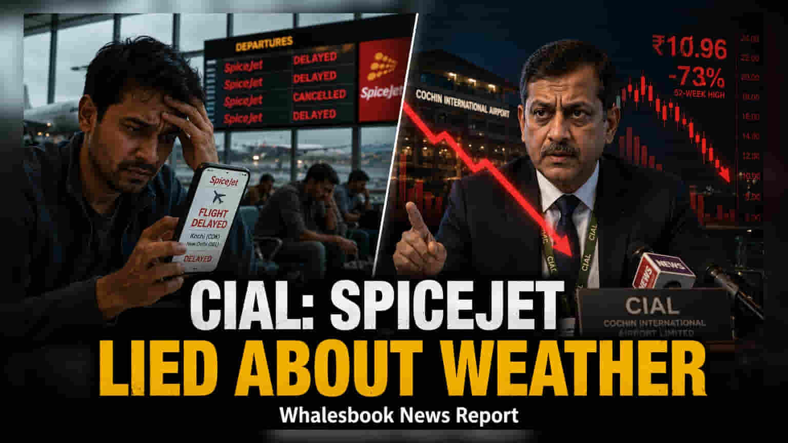 SpiceJet மீது CIAL குற்றச்சாட்டு: கொச்சி விமான நிலையத்தில் மோசமான வானிலை இல்லை!