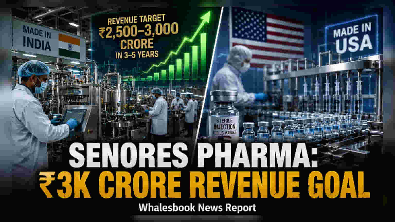 Senores Pharma ਦਾ ਵੱਡਾ ਐਲਾਨ: ਅਗਲੇ 5 ਸਾਲਾਂ 'ਚ ₹3,000 ਕਰੋੜ Revenue ਦਾ ਟੀਚਾ, US-India 'ਚ ਸਮਰੱਥਾ ਵਧਾਉਣਗੇ