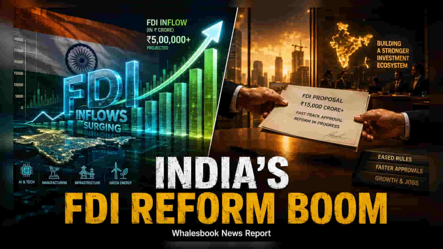FDI લિમિટ ₹5,000 કરોડથી ₹15,000 કરોડ સુધી વધારવાની સરકારની યોજના!