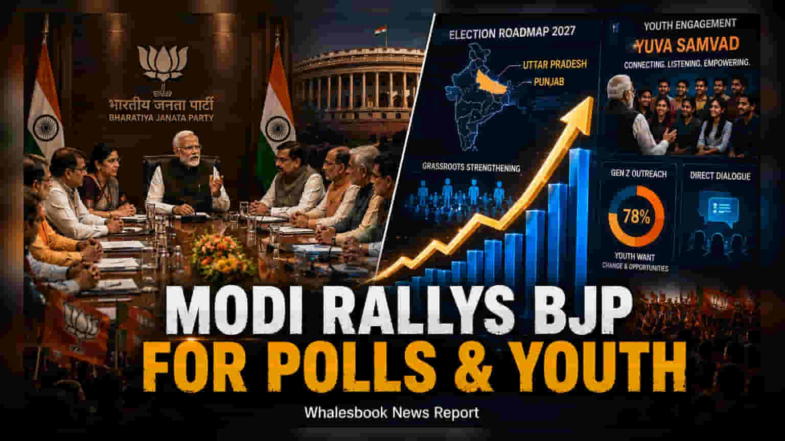 BJP's New Team Focuses on Youth Outreach and 2027 Polls