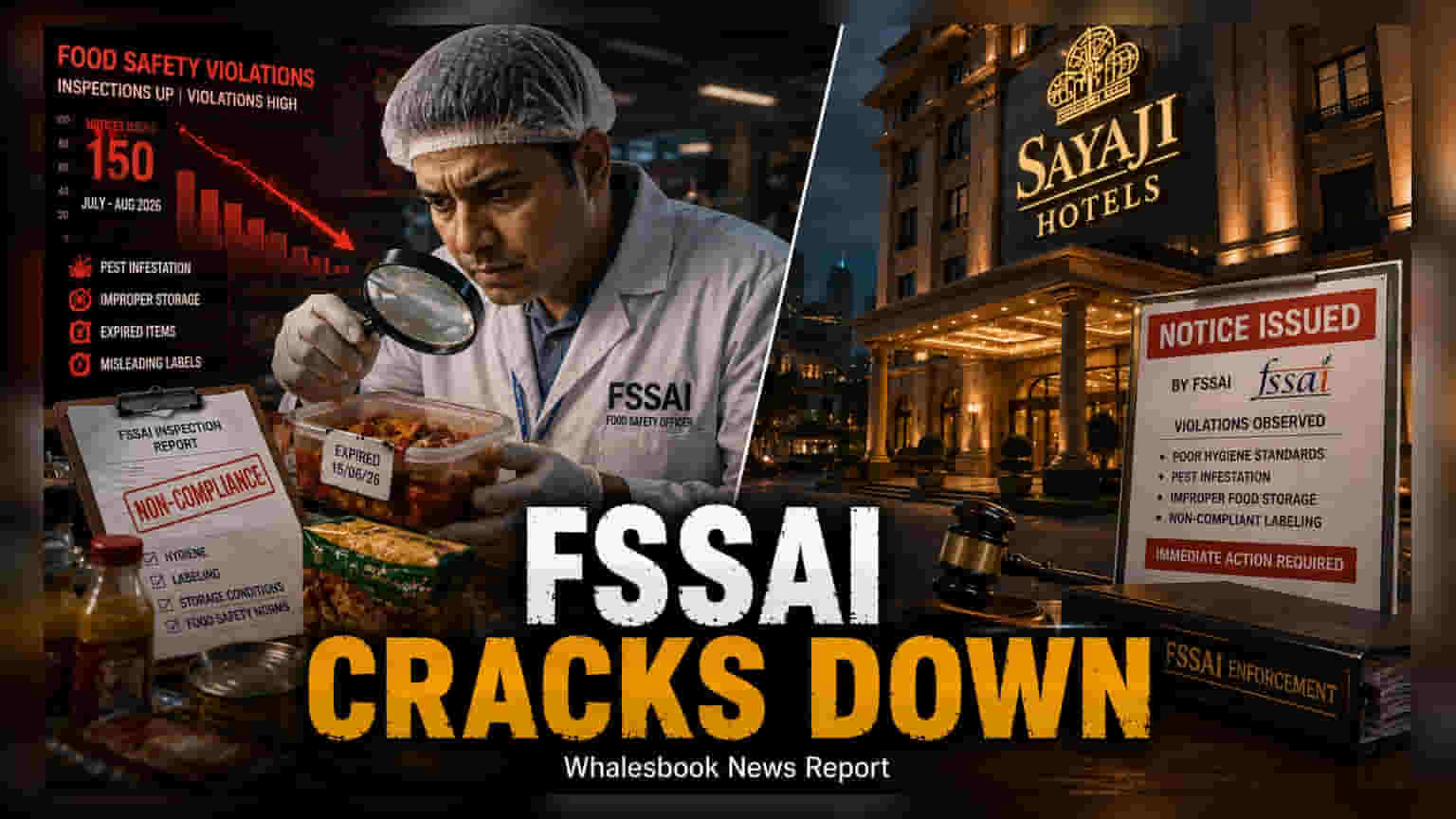 FSSAI ਦੀ ਵੱਡੀ ਕਾਰਵਾਈ: Domino's ਅਤੇ ਹੋਟਲਾਂ 'ਤੇ ਲੱਗੀ ਕਾਰਵਾਈ, ਲਾਇਸੈਂਸ ਰੱਦ!