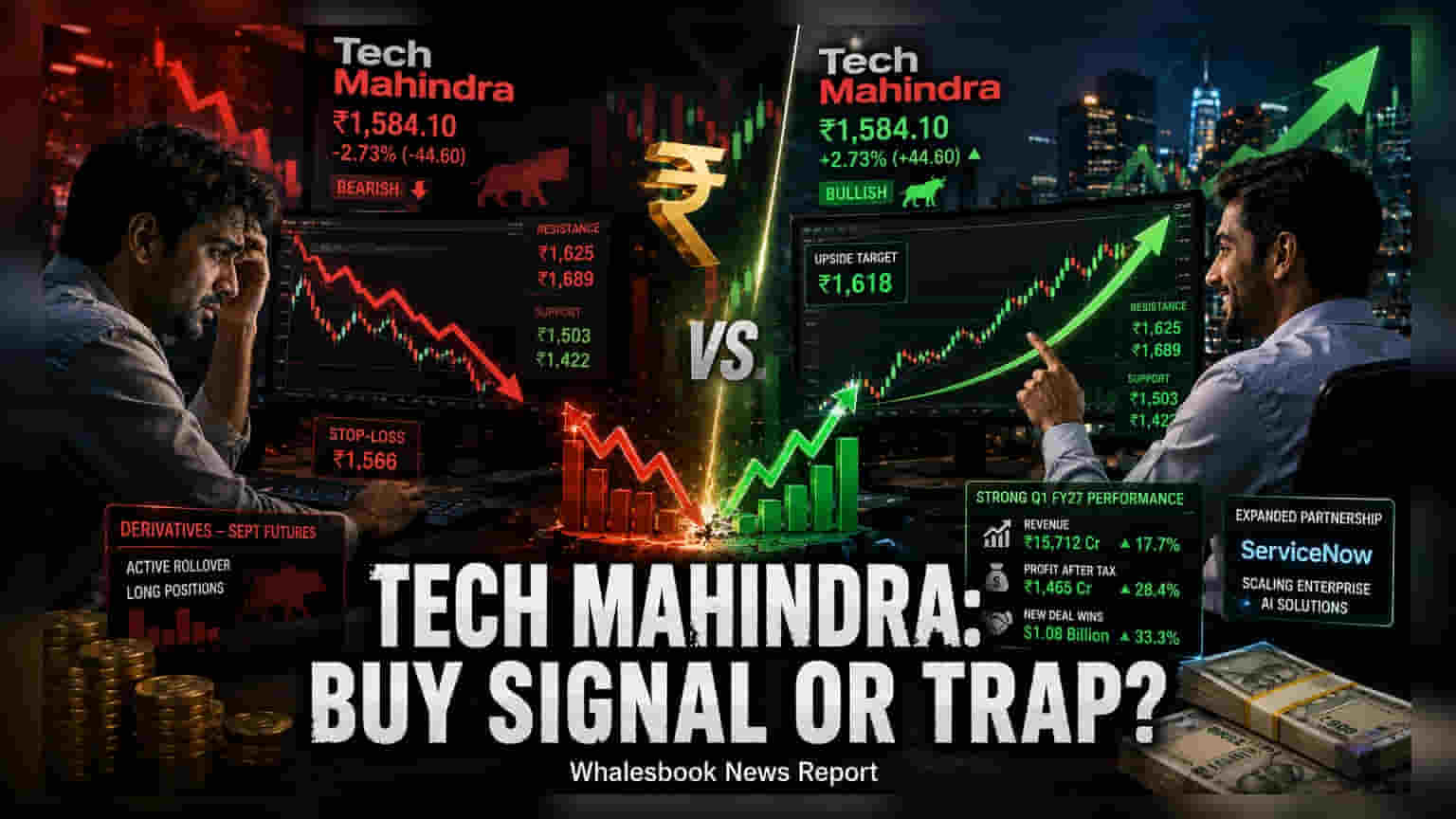 Tech Mahindra Share Price: செப்டம்பர் ஃபியூச்சர்ஸில் கவனம்! Q1 ரிசல்ட்ஸ், ServiceNow பார்ட்னர்ஷிப் தாக்கம் என்ன?