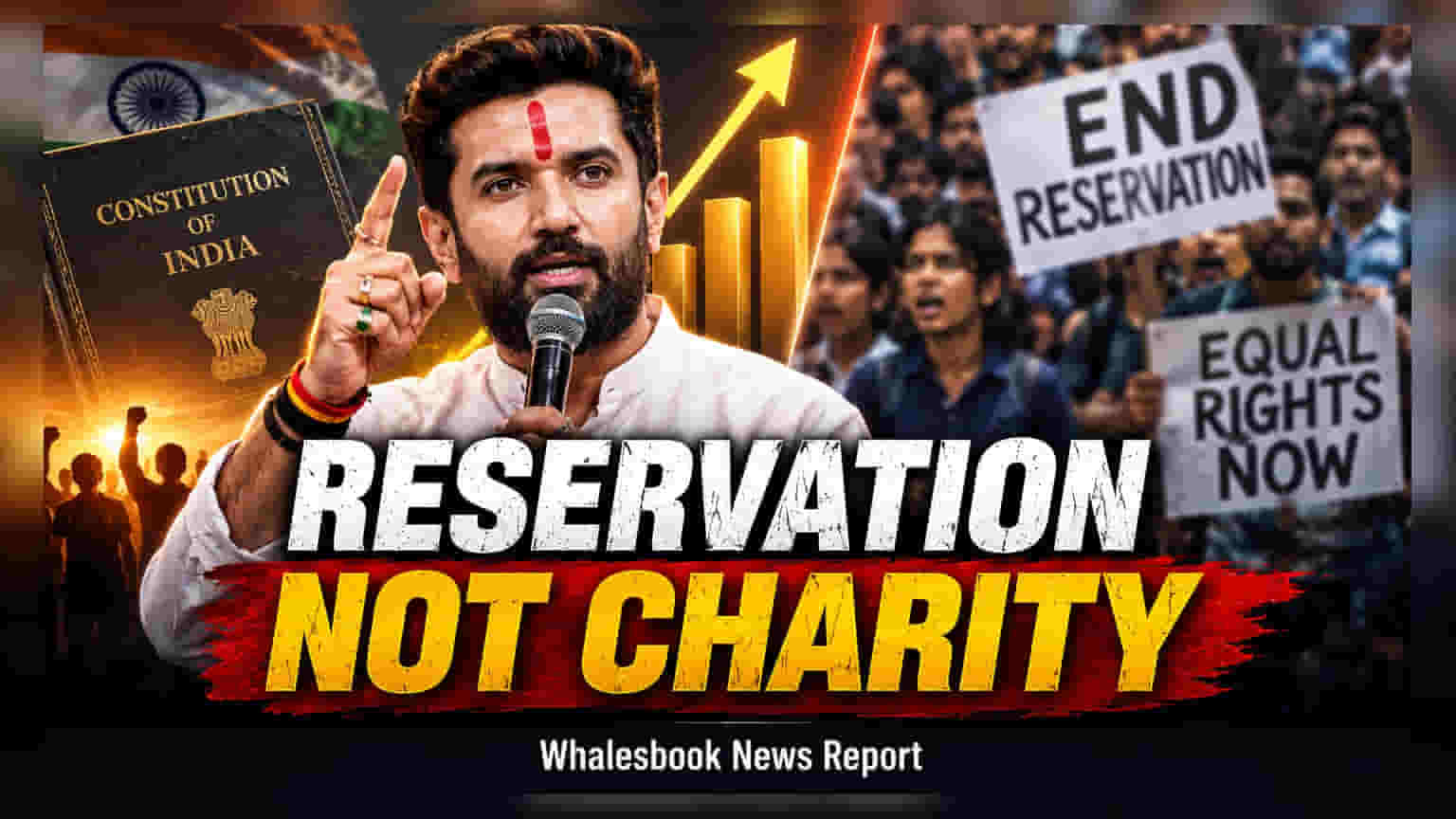 Chirag Paswan Defends Reservation Policy Amid Protests