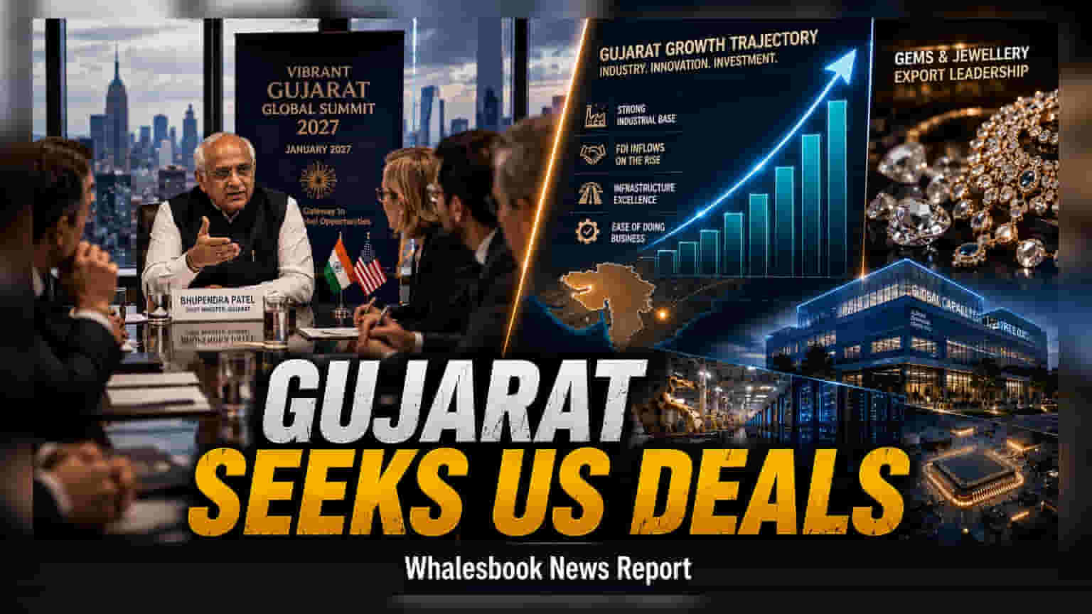 Gujarat CM Targets US Investment Ahead Of Vibrant Summit 2027