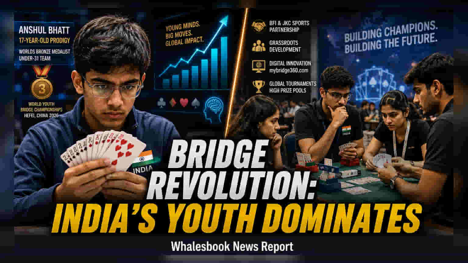 India's Bridge Sport Gains Momentum as Youth Talent Rises