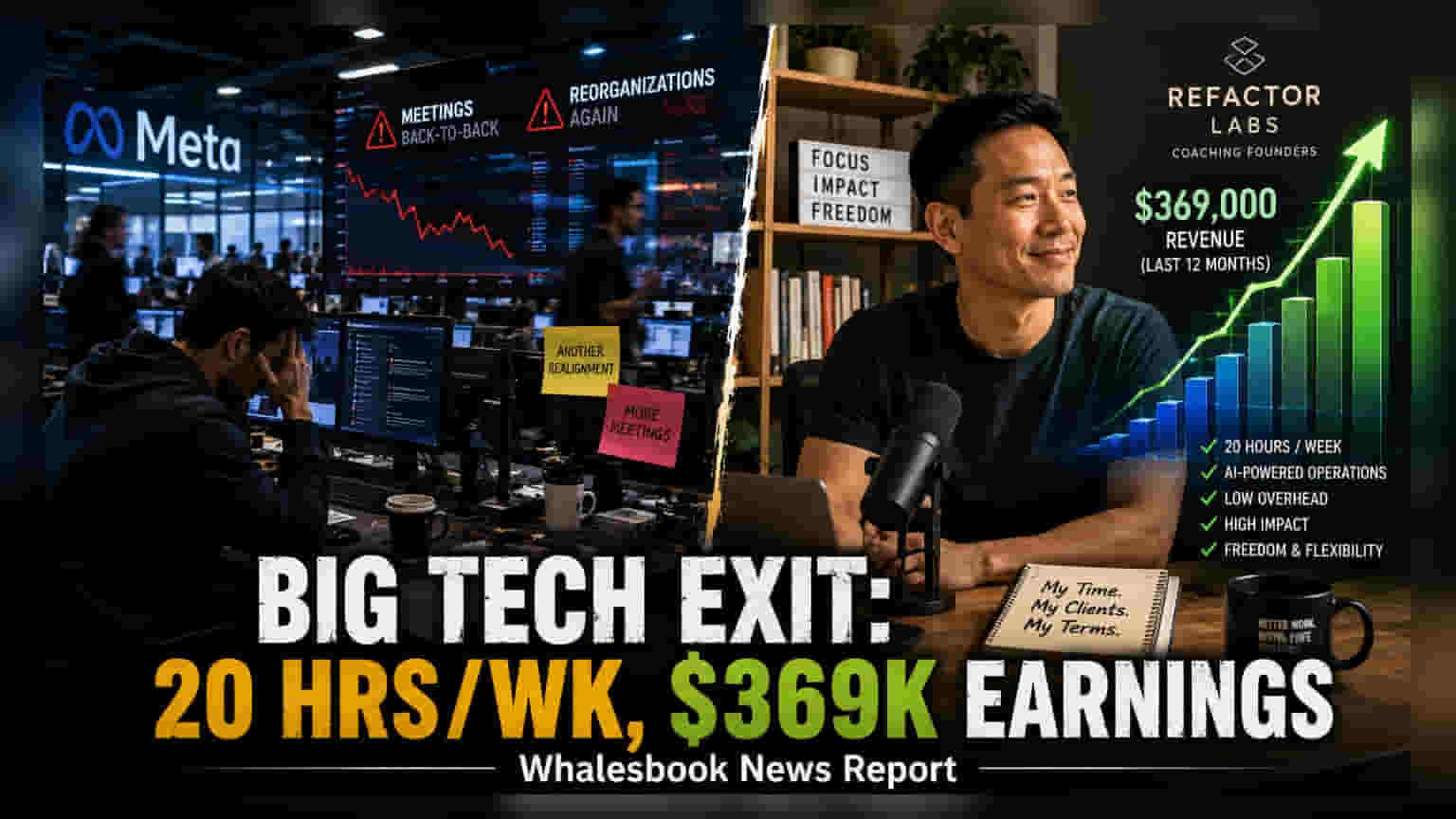 Ex-Meta Leader Builds $369K Coaching Firm After Quitting $250K Job
