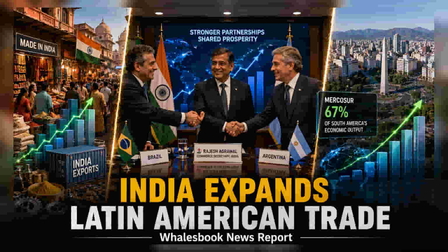 India Steps Up Latin America Trade Talks, Eyes MERCOSUR Deal