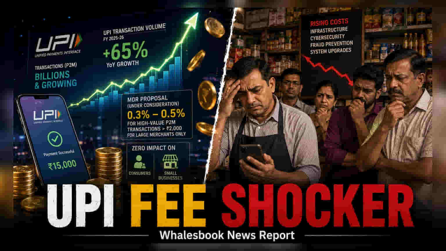 Government Amends Law to Enable Potential UPI Fees for Large Transactions