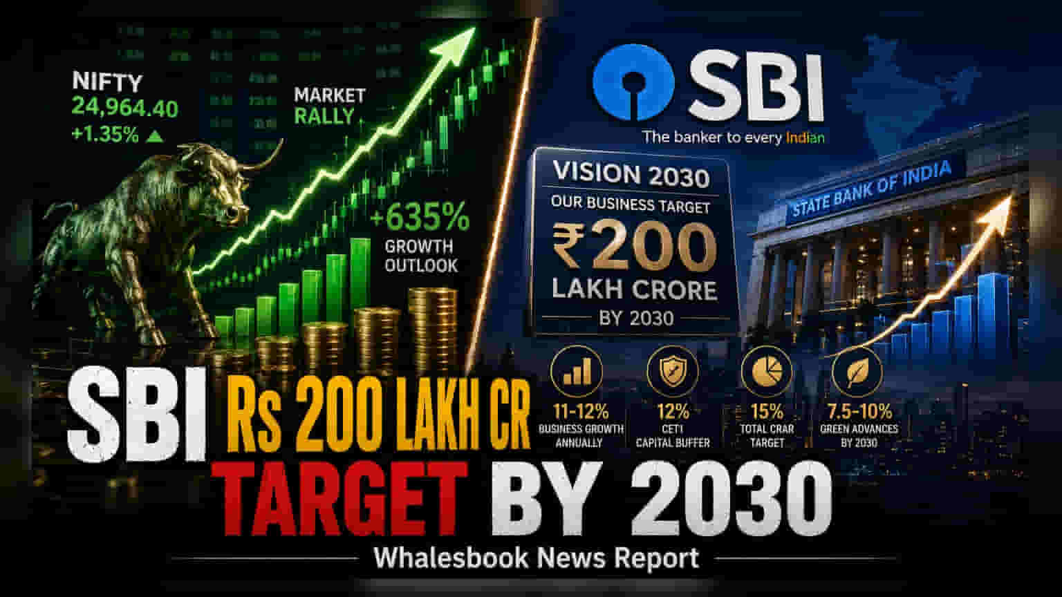 SBI Targets Rs 200 Lakh Crore Business Milestone by 2030