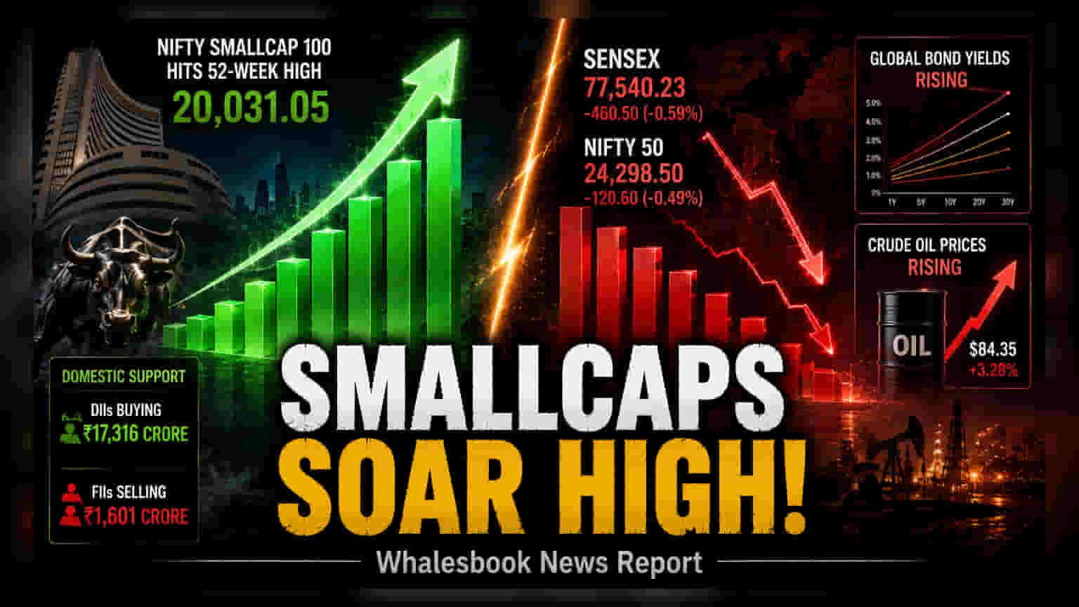 Nifty Smallcap 100 Hits 52-Week High As Benchmarks Slip