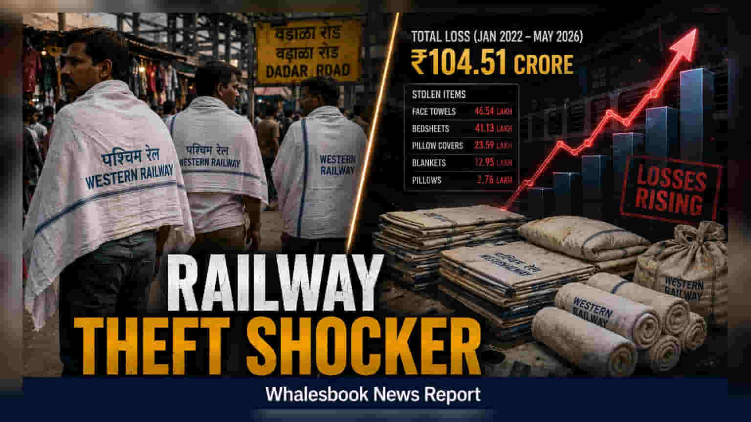 Indian Railways Reports ₹104 Crore Loss Due to Linen Theft