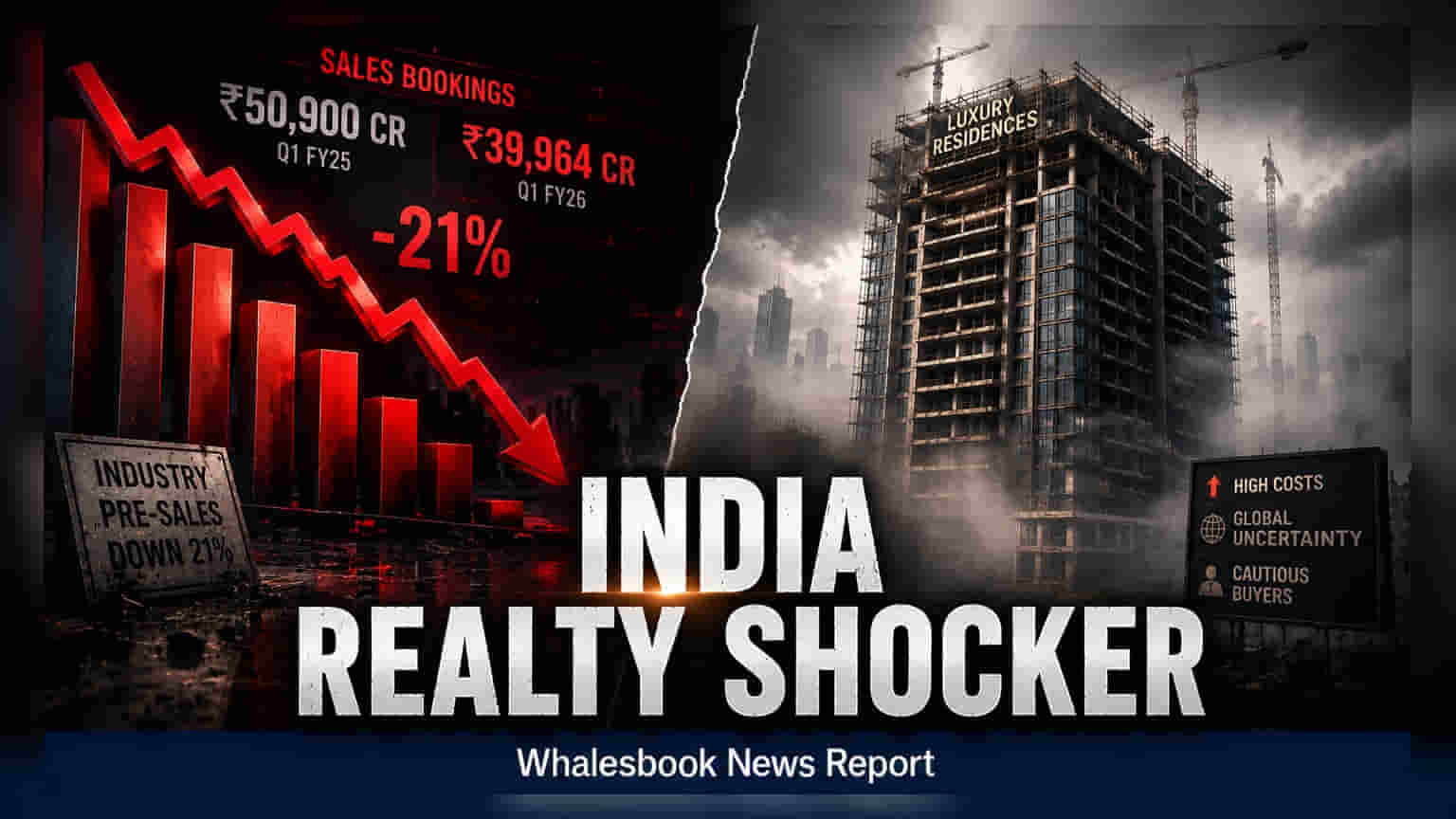 India Realty Sales: Q1 માં 21% નો ઘટાડો, Godrej Properties આગળ