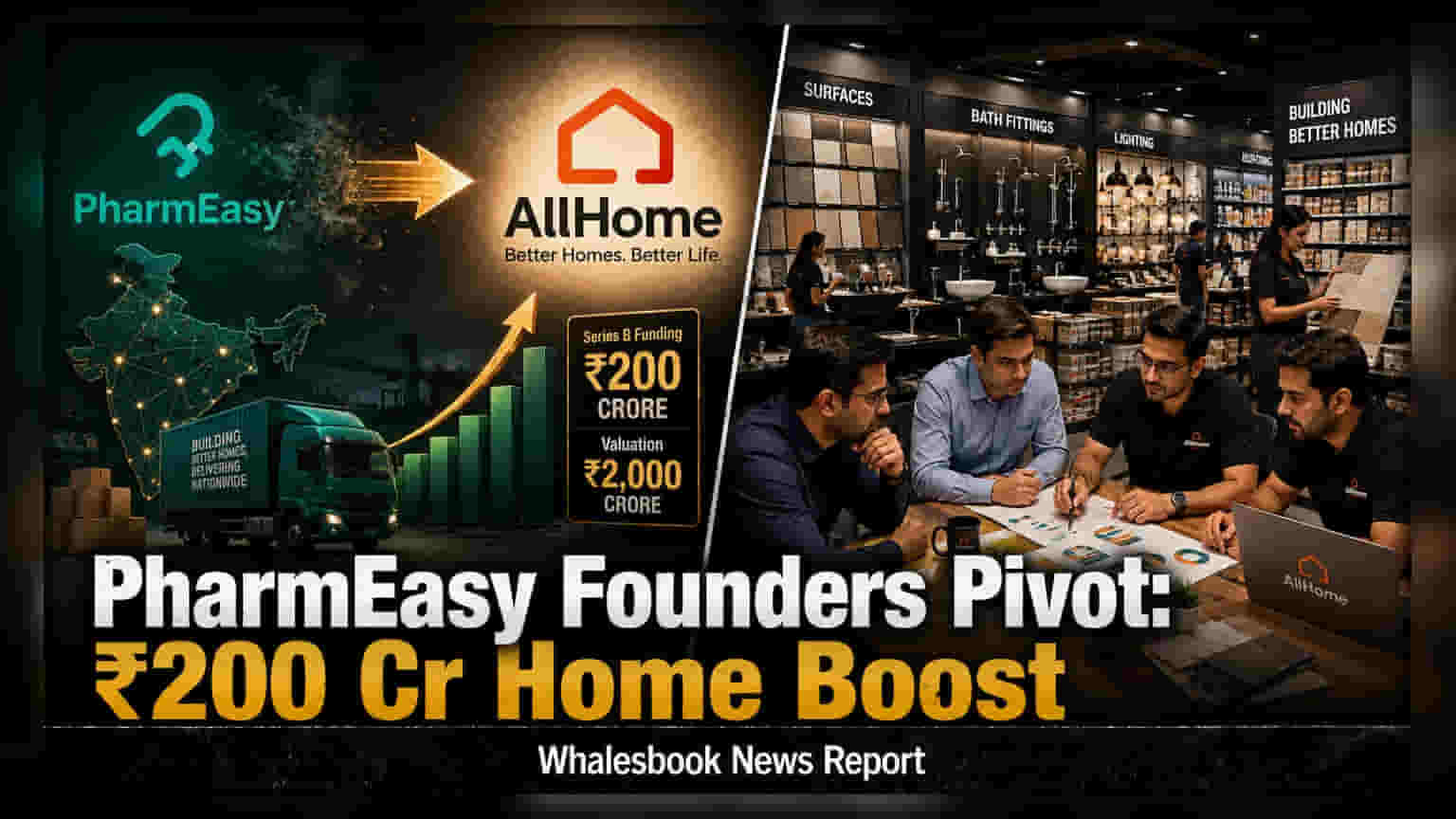 PharmEasy ਬਾਨੀ ਆਲ-ਹੋਮ (AllHome) ਲਈ ₹200 ਕਰੋੜ ਜੁਟਾਏ