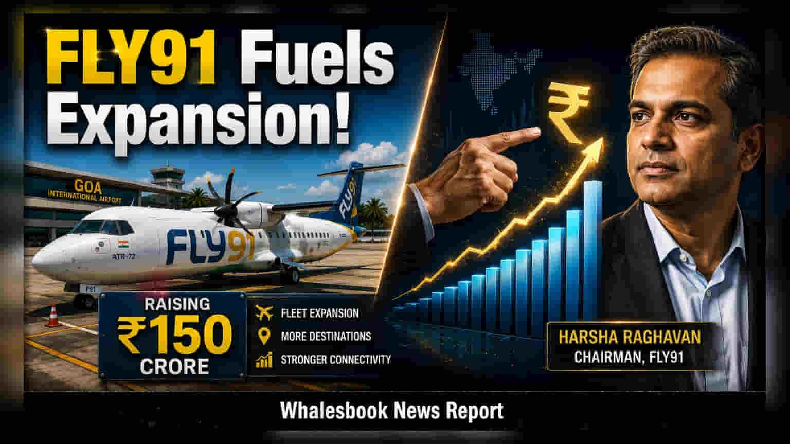 FLY91 Seeks ₹150 Crore Funding To Scale Regional Airline