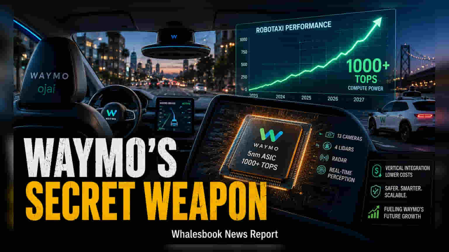 Alphabet Unit Waymo ਨੇ ਲਾਂਚ ਕੀਤੀ ਖੁਦ ਦੀ Robotaxi Chip