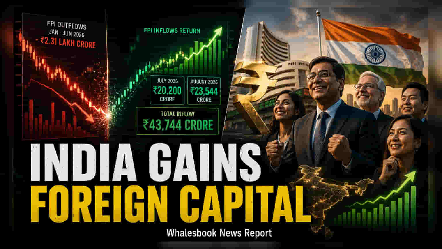 Foreign Investors Return to India: ₹43,744 Crore Influx in Two Months