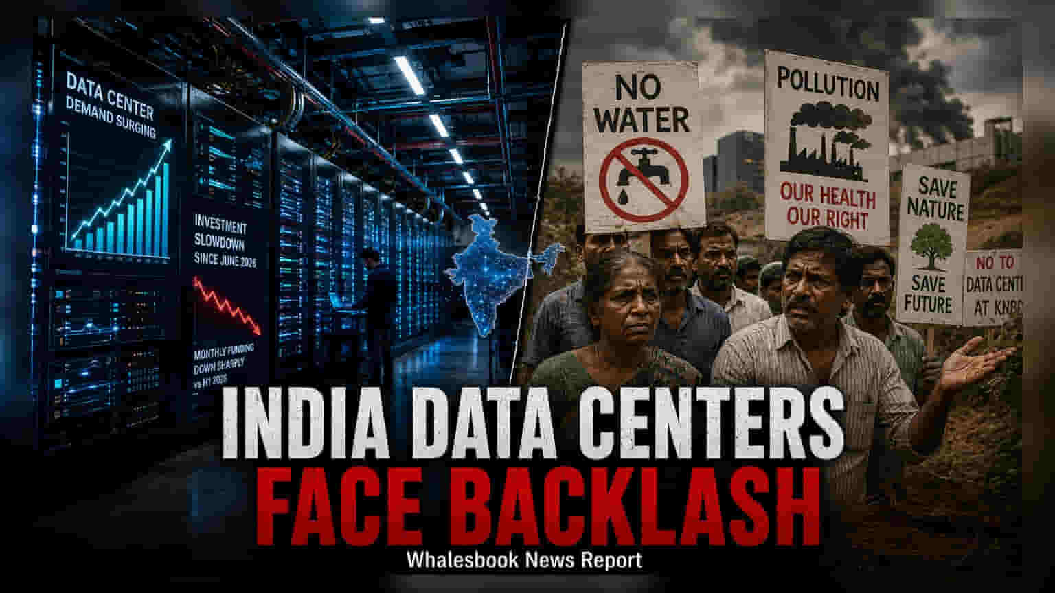 India Data Center Investments Slow Amid Growing Protests