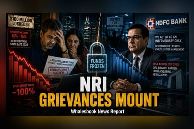 HDFC Bank Faces Fresh NRI Complaints Over Carlisle Fund Freeze