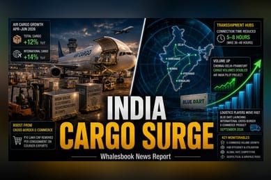 India Air Cargo Sector Rises on Policy Push and E-commerce Demand