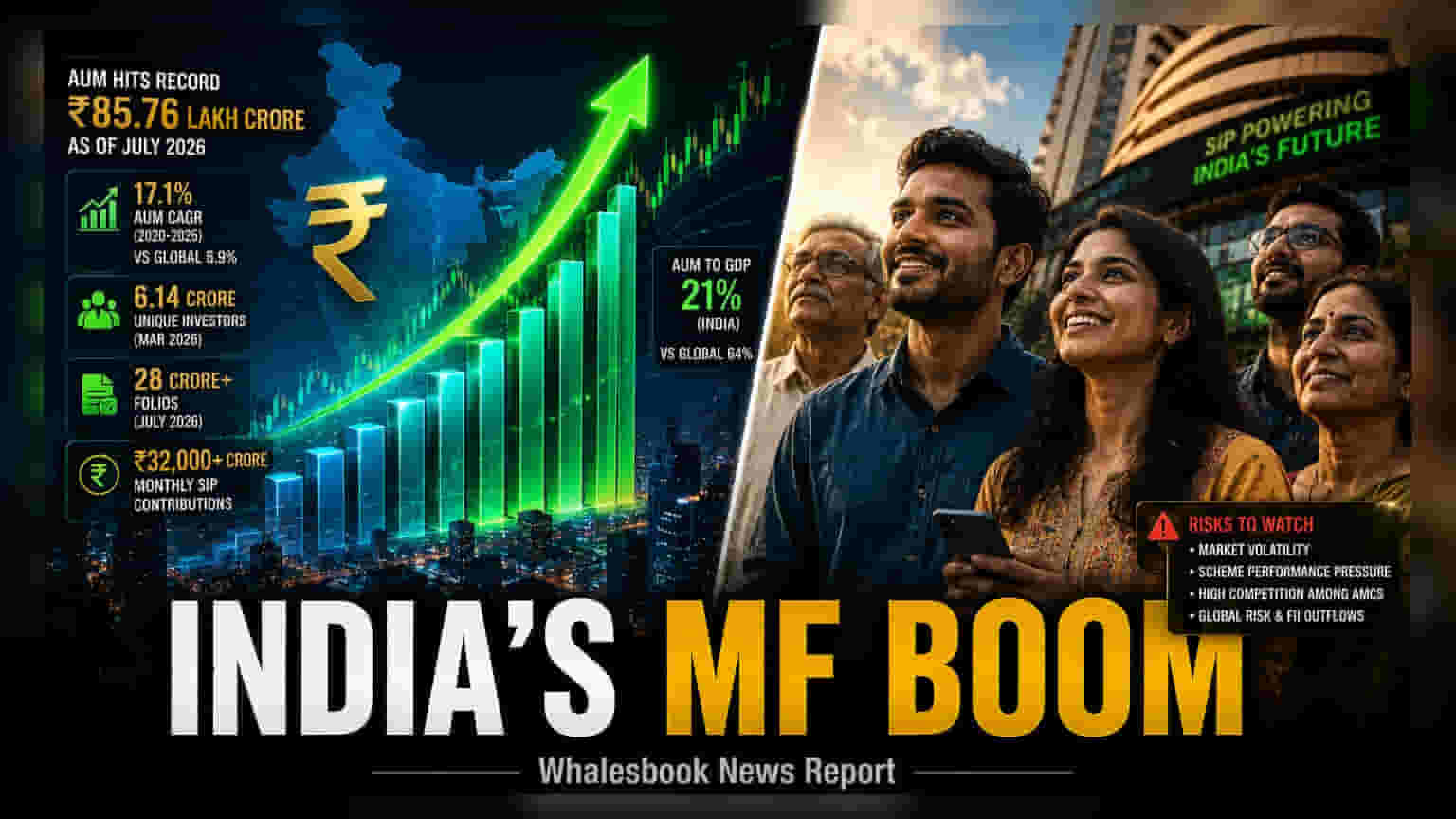 India's Mutual Fund Industry Crosses ₹85 Lakh Crore AUM
