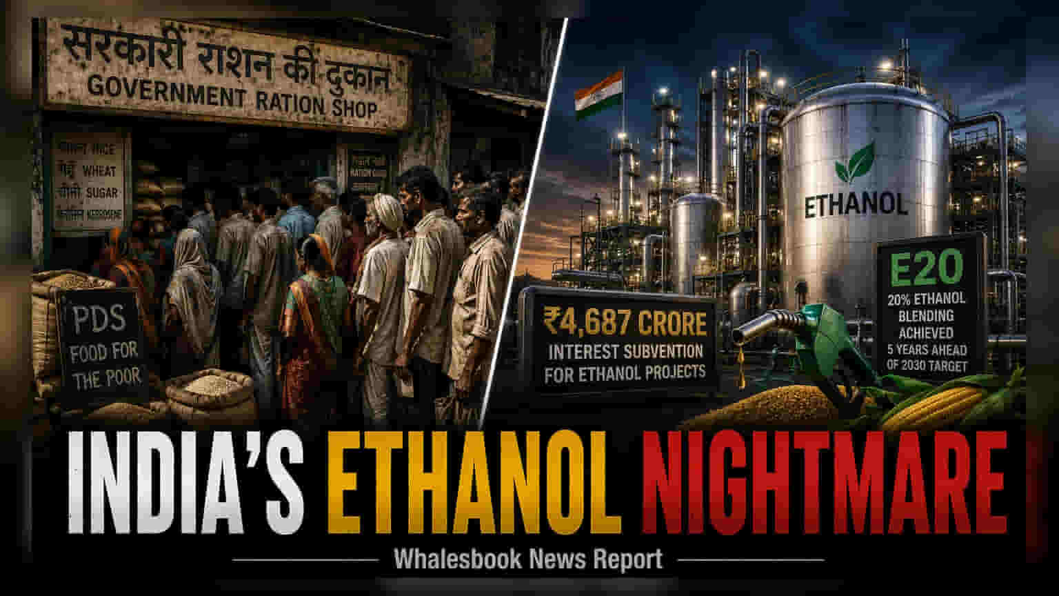 India's E20 Ethanol Success Faces Growing Economic Scrutiny