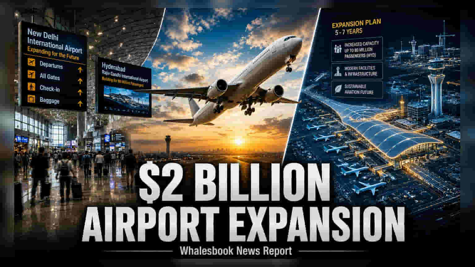 GMR Airports To Invest ₹19,400 Crore In Delhi, Hyderabad Hubs