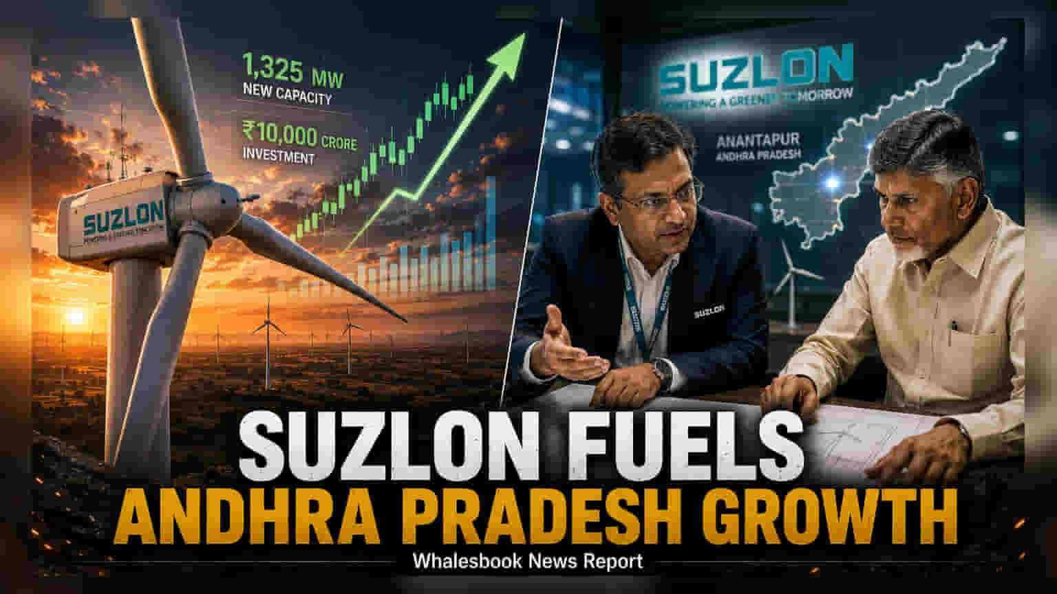 Suzlon Energy: ਆਂਧਰਾ ਪ੍ਰਦੇਸ਼ ਵਿੱਚ ₹10,000 ਕਰੋੜ ਦਾ ਵੱਡਾ ਨਿਵੇਸ਼, ਹਵਾ-ਊਰਜਾ ਪ੍ਰੋਜੈਕਟਾਂ ਦਾ ਵਿਸਥਾਰ