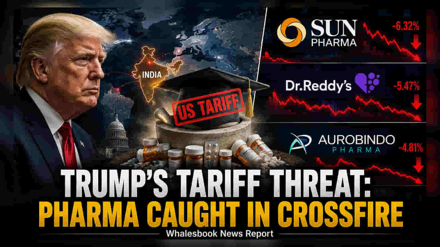 US Pharma Tariffs: ભારતીય ફાર્મા કંપનીઓ પર નવી મુસીબત? જાણો શું છે અસર