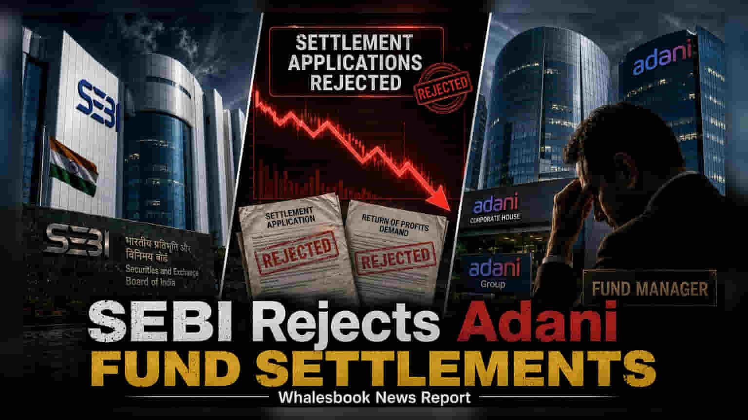 Adani Group: SEBI-யின் அடுத்த அதிரடி! 13 வெளிநாட்டு ஃபண்டுகளின் செட்டில்மென்ட் மனு நிராகரிப்பு!