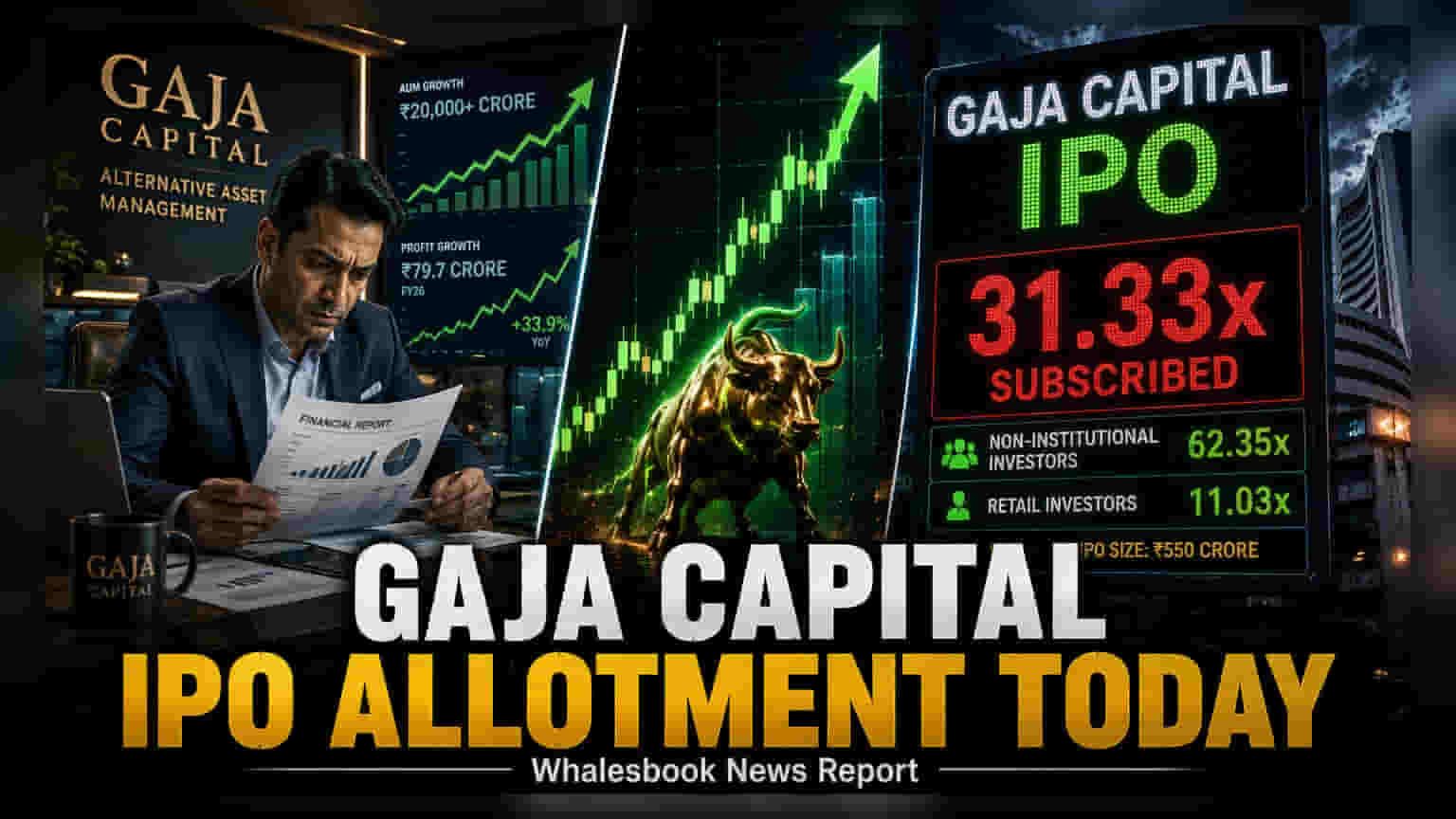 Gaja Alternative Asset Management IPO: ਅੱਜ ਹੋਵੇਗੀ ਅਲਾਟਮੈਂਟ, ₹550 ਕਰੋੜ ਦੇ ਇਸ਼ੂ 'ਤੇ ਨਿਗ੍ਹਾ
