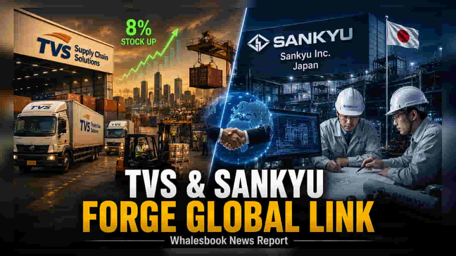 TVS Supply Chain Share: जापान की Sankyu के साथ डील पक्की, शेयर में **8%** की तेजी