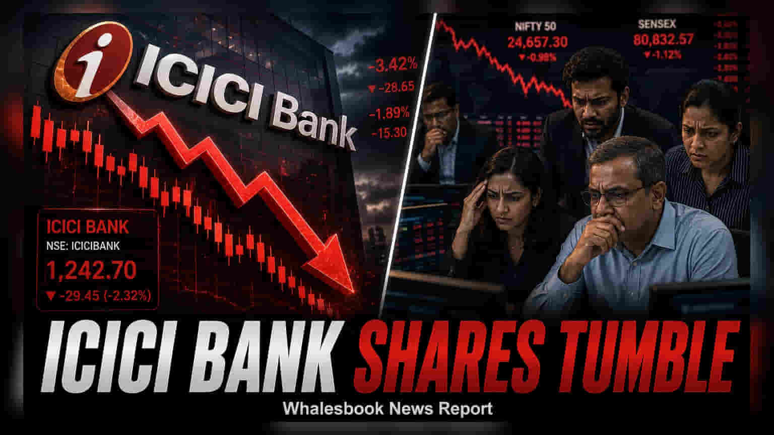 ICICI Bank Share Price: AGM के बाद गिरावट! ₹41,000 करोड़ जुटाने की योजना पर निवेशकों की नज़र