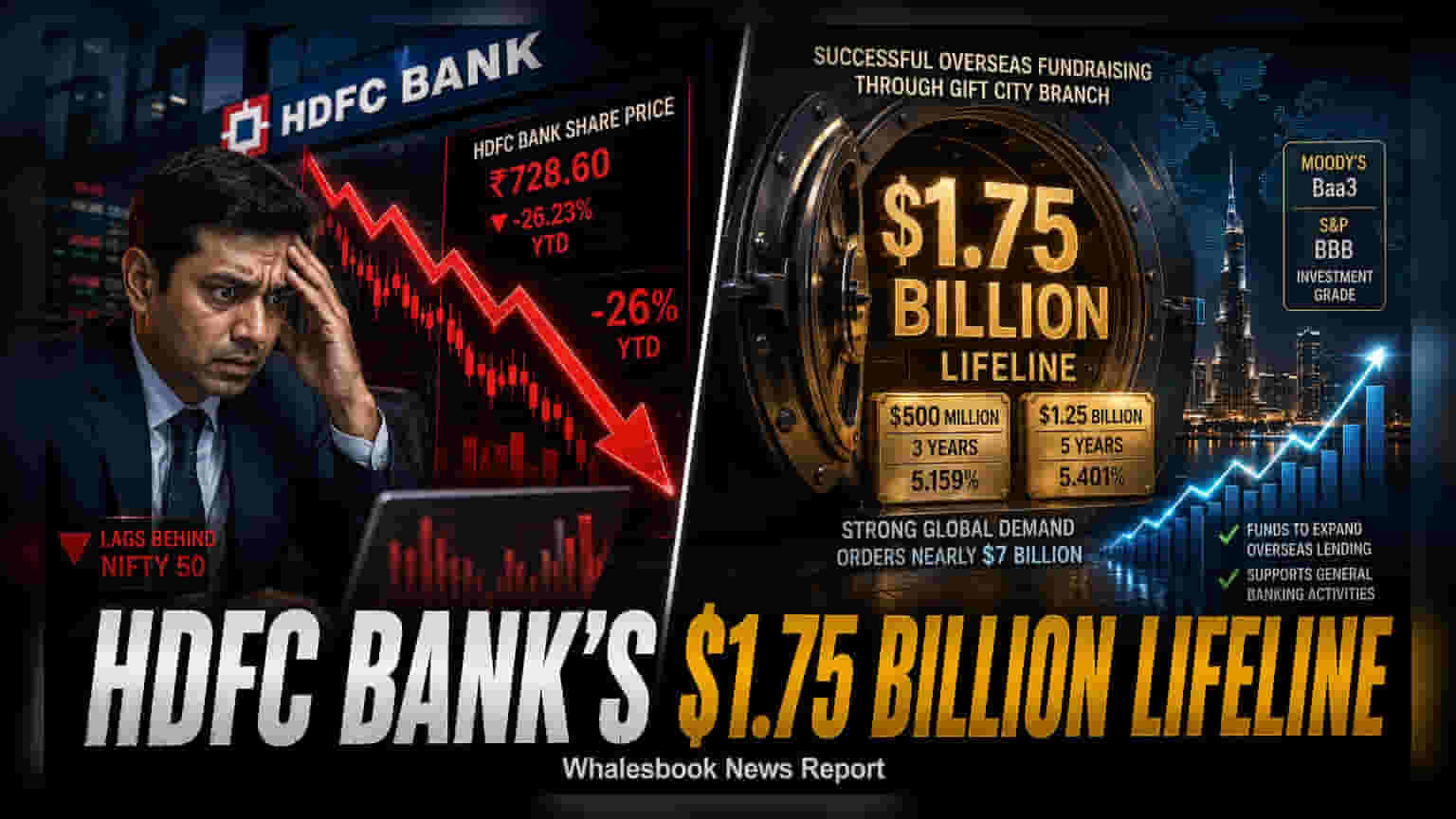 HDFC Bank బాండ్ల జారీ: గిఫ్ట్ సిటీ నుంచి $1.75 బిలియన్ల నిధుల సేకరణ
