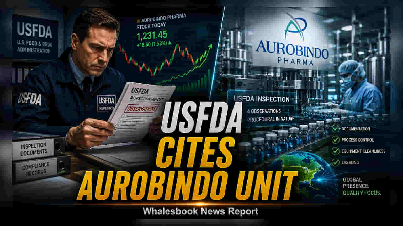 Aurobindo Pharma షేర్ ర్యాలీ: USFDA నుంచి 4 అబ్జర్వేషన్స్.. అసలేం జరిగింది?