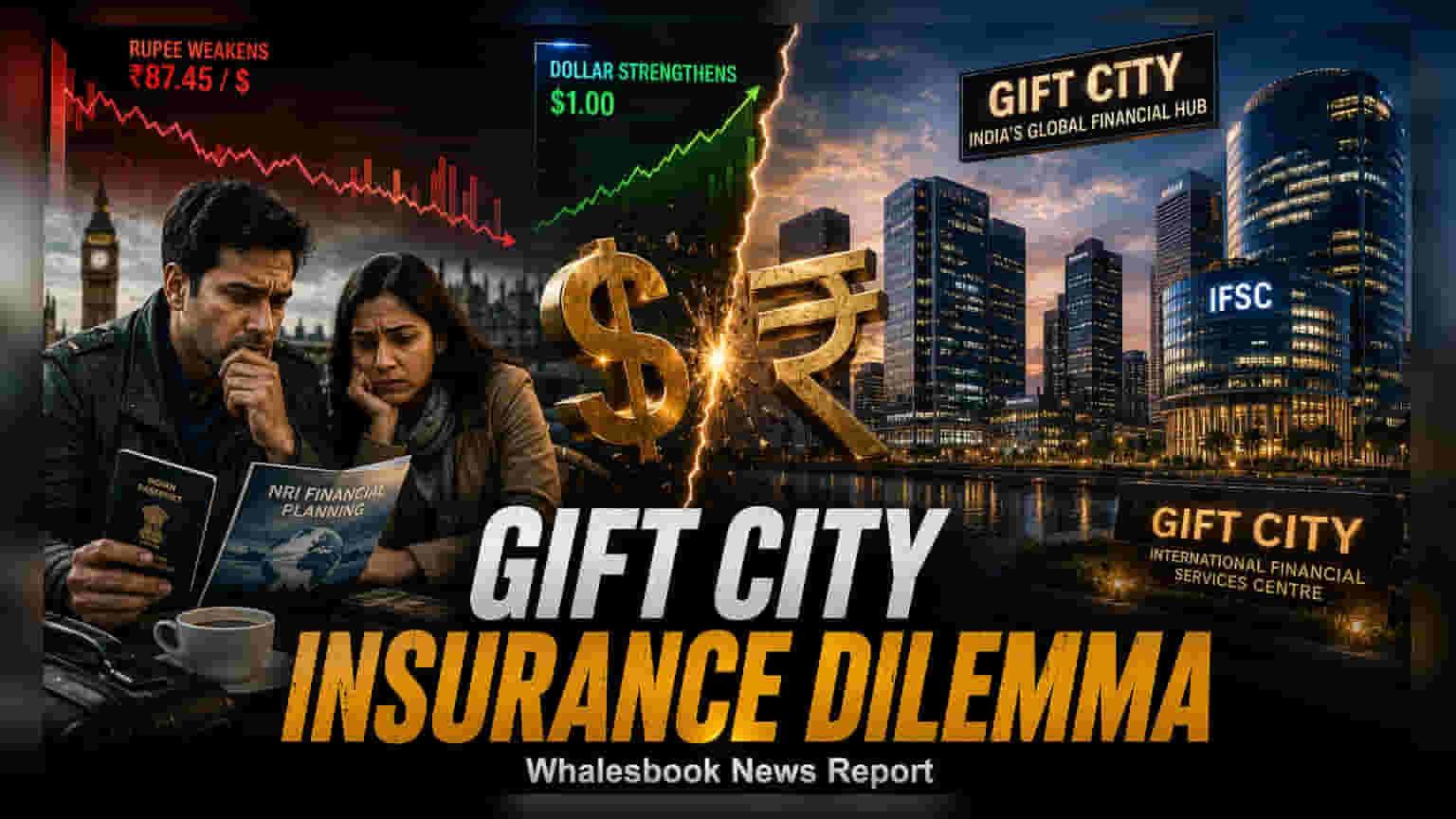 GIFT సిటీ ఇన్సూరెన్స్: డాలర్ పాలసీల వైపు NRIల చూపు.. రూపాయి భవిష్యత్తుపై ఆందోళన?