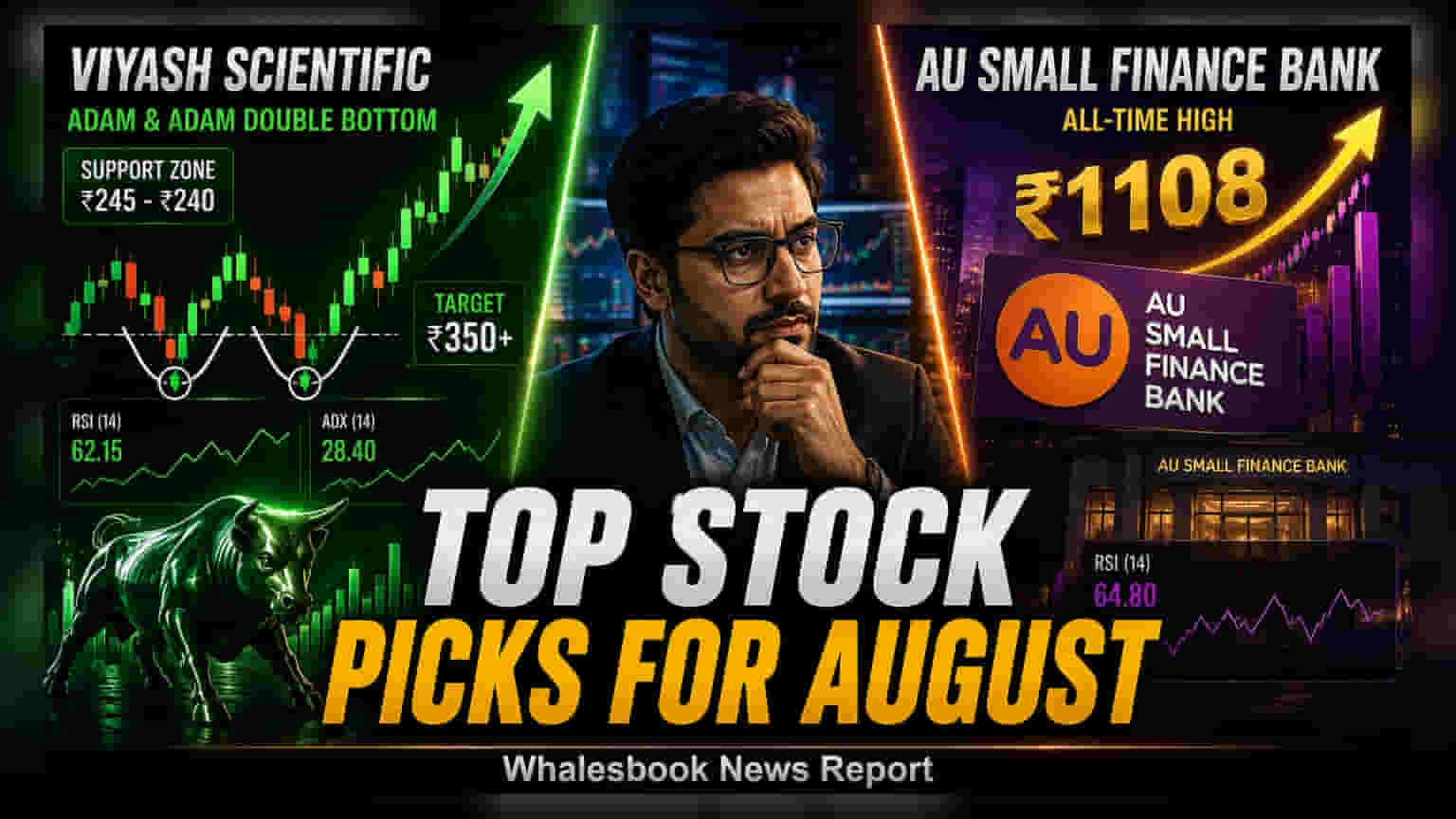 SBI సెక్యూరిటీస్ సిఫార్సులు: Viyash Scientific, AU స్మాల్ ఫైనాన్స్ బ్యాంక్ దూసుకెళ్లేనా?
