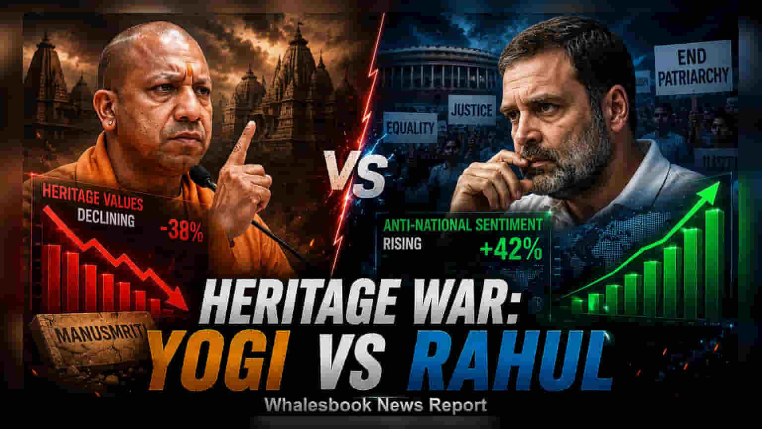 Yogi Adityanath vs Rahul Gandhi: मनुस्मृतीवरून मुख्यमंत्र्यांचा काँग्रेस नेत्यावर जोरदार हल्लाबोल!