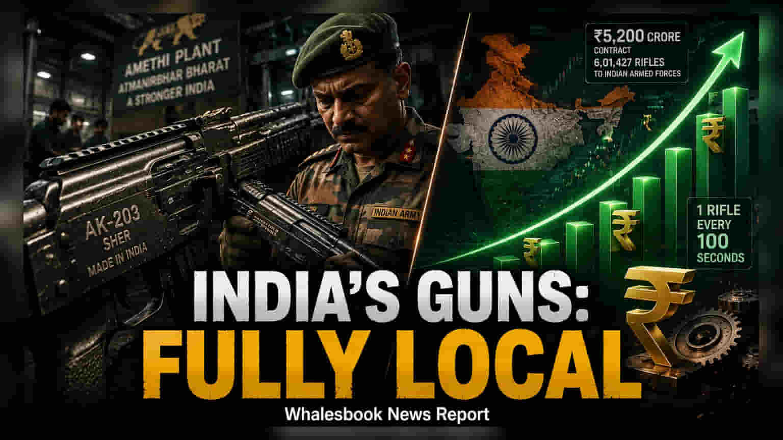 IRRPL: முதல் 100% உள்நாட்டு AK-203 துப்பாக்கி தயார்! 2030-ல் டெலிவரி இலக்கு