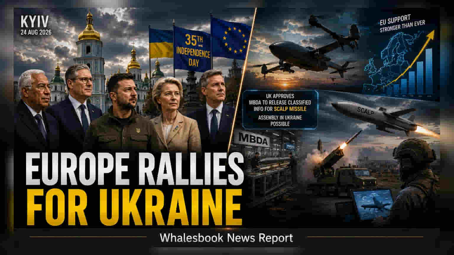 European Leaders Rally in Kyiv as Ukraine War Enters Fourth Year