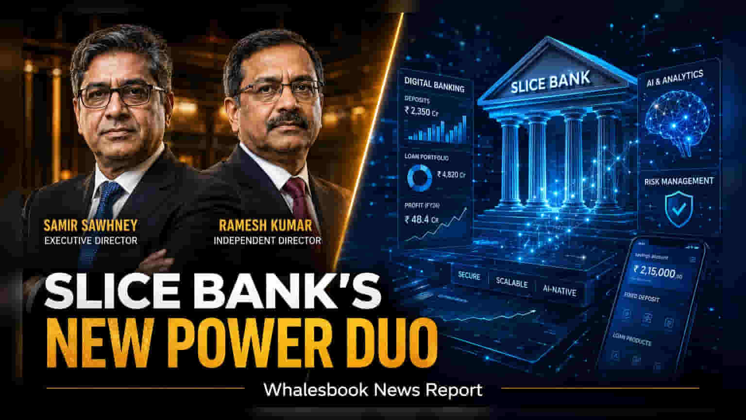 Slice Bank ਨੇ SBI, ICICI ਦੇ ਮਾਹਰਾਂ ਨੂੰ ਬੋਰਡ ਵਿੱਚ ਕੀਤਾ ਸ਼ਾਮਲ